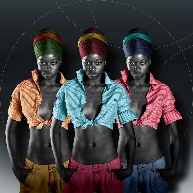 portrait, woman, clothes, fashion, beauty, charm, female, girl, beautiful, women, charming, model, sensuality, lust, people, style, hair, beautiful women, black, brunette, african, afro, design, look, face, brazil, body, gorgeous women, photo, young, mounting, colors, colorful, trio, three, skin, grey, lean